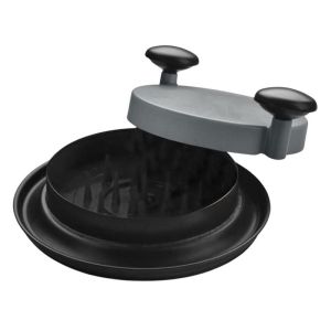 Chicken Shredder ShredMachine Meat Tool with Handles and Non-Skid Base for Ground Beef Pulled Pork and Chicken (Red)