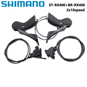 Shimano GRX ST RX400 BR RX400 2x10 Speed Road Bike RX400 Shifter Hydraulic Disc Brakes Flat Mount Original Bike Parts