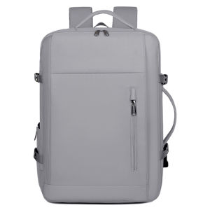 Mens Modern Nylon Backpack with Padded Laptop Section and Adjustable Straps for College and Office Use