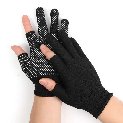 5/10/20 Pairs Nylon Riding Anti-slip Gloves / for Motorcycle Cycling Riding / Men Women Sports Gloves / Lightweight Thin Breathable Touchscreen Work Gloves