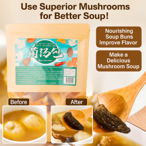 Colorful Mushroom Soup Kit Dried Mushroom Soup Kit Nutritious and Delicious Mushroom Soup Kit