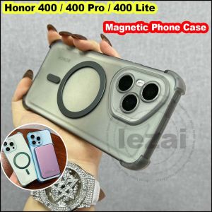 Case Honor 400 Pro 400 Lite 5G Honor400 Honor400Pro5G Case Magnetic New Disign Clear Shockproof Matte Soft TPU Back Cover