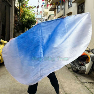 Cánh bán nguyệt lụa múa biểu diễn cánh múa bán nguyệt kích thước 2 mét siêu đẹp