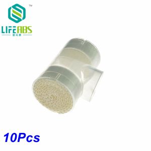 10pcs New Medical Disposable Steriled Heat Moisture Exchangers Tracheostomy Trach Vent HME Filter
