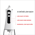 Tăm nước KAW - Hàng Chính Hãng, 3 Chế Độ Phun, Dung Tích 300ml Kèm 5 Đầu Vòi Xịt - Bảo hành 1 đổi 1. 