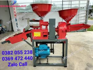 Địa chỉ bán máy xát gạo nghiền bột mini gia đình uy tín tại Kontum TF555 Đỏ