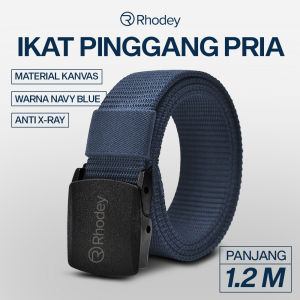 PROMO Tali Ikat Pinggang Pria Anti X-Ray Plastik Automatic Buckle Army Green Rhodey TERMURAH