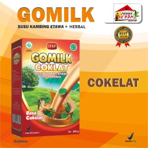 Gomilk Susu Kambing Etawa 200gr plus Herbal-Daun Kelor-Daun Salam-Mengkudu-Obat Herbal Alami