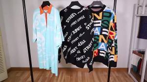 Custom OEM Mens Color Checked Sweater Contrast Color Patchwork Round Neck Loose Knitted Long Sleeve Mens Sweater