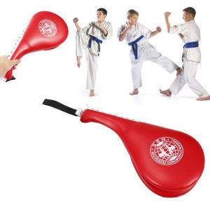 【Local Warehouse】Taekwondo Foot Target Double Kick Pad Durable Foot Target Boxing Sanda Training Hand Kick Pad Punching Bag For Adult Kids Taekwondo Target Pad