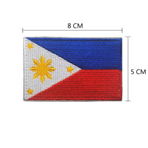 Southeast Asia IR Reflective Fabric Philippines Reflective Velcro Badge Morale Medal Patch Backpack Stickers