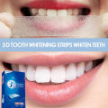 SG Stock 3D Teeth Whitening Strips White Gel Oral Hygiene Care Dental Bleaching Kit Toothpaste Bright White Jaundice Clean(14 Strips/7 Treatments). 