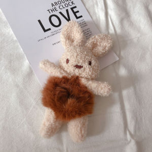 【♡Ngôi Nhà Bé Gái Đáng Yêu♡】 Vòng Buộc Tóc Búp Bê Hoạt Hình Thỏ Nhồi Bông Khoét Lỗ Sáng Tạo Phong Cách Hàn Quốc Vòng Buộc Tóc Cho Nữ Quà Tặng Sinh Nhật Con Gái