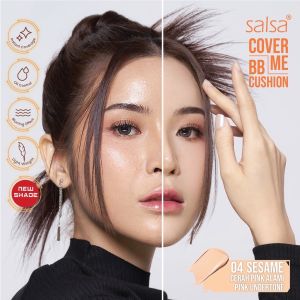 SALSA Cover Me BB Cushion - Semi Matte with Red Algae Niacinamide & Centella Smooth Medium Coverage Foundation