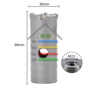 MATA BOR BOBOK TEMBOK BETON HOLLOW CORE 30 - 80 MM SDS PLUS / SQUARE 110 / 330MM