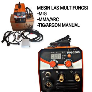 HARGA PROMO Mesin las multifungsi 3in1MIG-MMA/ARC-TIG MANUAL welding machines mesin las MIG 260S LINCOLZONTER GERMANY TECHNOLOGY