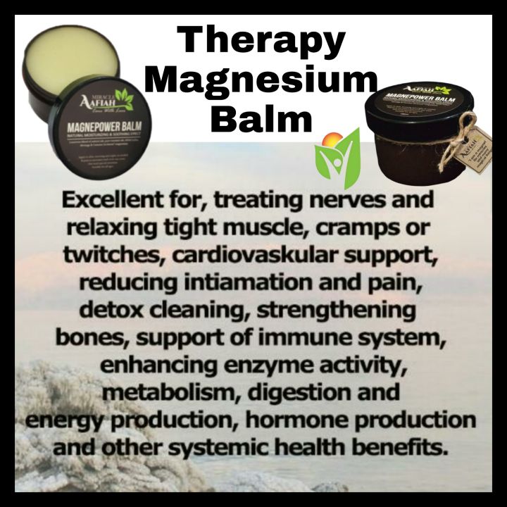 Terapi Magnesium MAGNEPOWER BALM Sakit Lutut, Arthritis, Gout, Migrain, Kejang Urat Otot, ,Mencairkan darah beku, Stabilkan Hormon
