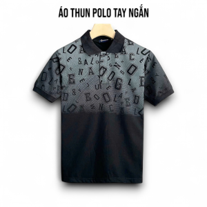 Áo Thun Cổ Bẻ LOAEA Loang Tay Ngắn Vải Cotton Co Giãn 4 Chiều Form Regular Fit - TUTEE
