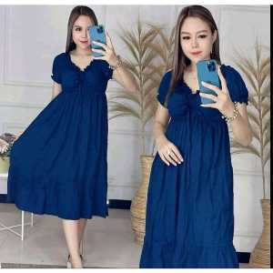 Promo!! Daster Andin Polos Wanita Kekinian Viral Paling murah/ Daster elsa bahan rayon adem