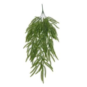 Evergreen Plastic Norfolk Foliages Wall Ornament Maintenance Release Decoration Ideal For Year Round Indoor Festival Use