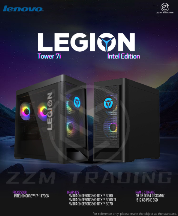 Lenovo Legion Tower 7i 7000k Cpu 2021 11th Generation Intel Edition Rtx 206030603060ti3070 3528