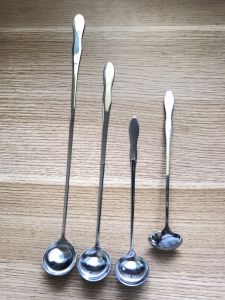 Muỗng inox dài múc topping nhiều kích cỡ 19cm 25cm 31cm hàng đẹp