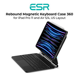 ESR Rebound Magnetic Keyboard Case 360 for iPad Air 11 (2024/2025/2026) / iPad Pro 11 and Air 5/4 - US Layout