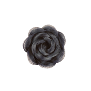 ERYRG ดอกกุหลาบ วิกผมทรงดอกไม้ คลิปผม ต่อผม ชิญงผมสังเคราะห์แบบขี้เกียจ แฟชั่น ฟูฟ่อง ชิ้นผมปลอม ผู้หญิง