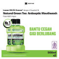 [Paket isi 2] LISTERINE NATURAL GREEN TEA Obat Kumur 500ml. 