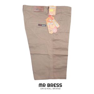 MR BREESS Celana Pendek Pria Chino Polos Bahan Cotton Twill Melar Model Casual