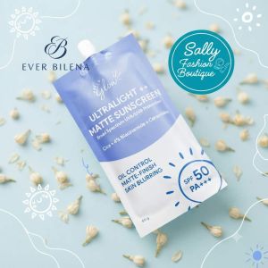 Ever Bilena Ultralight Matte Sunscreen 60g with SPF 50 PA+++ -Oil Control Matte Finish