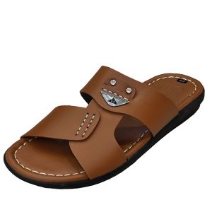 Dép nam quai ngang HA NAM da bò thật cao cấp DA2075