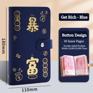 【Local Inventory】100-Envelopes-Savings-Challenge-Mini-Folder-cash-savings-book-cash-storage-book-large-capacity-protective-cover