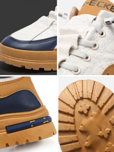 Slip-Resistant Durable Breathable Sports Shoes for All Seasons Men  Athletic Enthusiasts  Middle-aged  Youth  Soft Gray Leather  Supportive  Comfortable