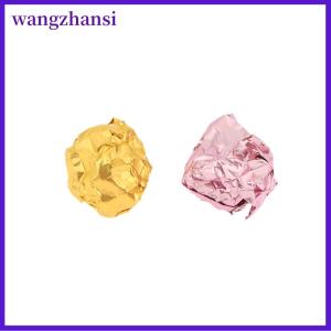 wangzhansi 100pcs 8x8cm nhiều màu nhôm lá Kẹo sô cô la bánh quy tin gói giấy DIY kim loại Glossy Quà Tặng TINFOIL giấy bao bì