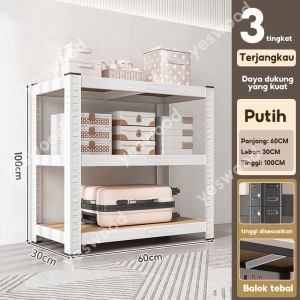 Rak Besi Siku 5 Susun 40 x 120 x 180 cm – Rak Penyimpanan Serbaguna untuk Gudang Dapur Barang dan Akuarium