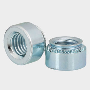 M2 M2.5 M3 M4 M5 M6 M8 M10 Zinc Plated Carbon Steel Press Rivet Nut Self-Clinching Insert Nutsert