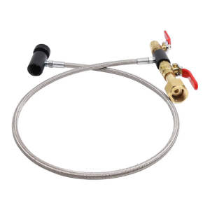 Professional CO2 Cylinder Refill Adapter Gas Bottle Connector Cylinder Maker Double Adapter W21.8 To G1/2 for Filling
