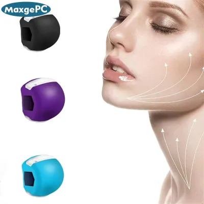 [MaxgePC Sport] Bóng tập mặt bằng silica gel Dụng cụ tập hàm Dụng cụ làm săn cơ mặt Giảm cằm đôi Bóng thư giãn Máy tập thể hình mô phỏng đường viền hàm
