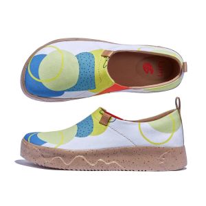 UIN Toledo IX ย้อนยุคแนวแฟชั่นรองเท้าผ้าใบลำลองกีฬาผู้หญิงรองเท้าเดินทางศิลปะถักรองเท้า