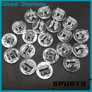 Dtake 10 Pieces 20mm Plastic Cards Stand Unique Transparent Fixed Props for Paper Board Games Cards