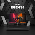 EasyPC | Nvision EG24S1 / EG24SW 165Hz / EG24S1 PRO 180HZ Flat /  EG24SW PRO 180HZ Flat IPS Panel 24" Gaming Monitor Black and White For Desktop PC. 