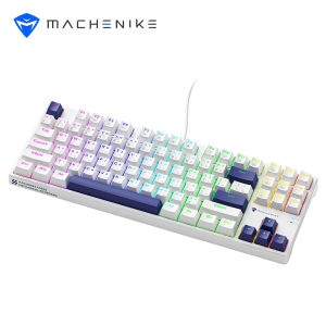 [แป้นพิมพ์ไทย] Machenike K500 B87 mechanical keyboard แป้นพิมพ์เครื่องกล แป้นพิมพ์แบบมีสาย Hot-Swappable 87 คีย์บอร์ดเกมมิ่ง RGB Backlight สวิตช์สีน้ำตาล / แดงสำหรับแล็ปท็อปแท็บเล็ต Android