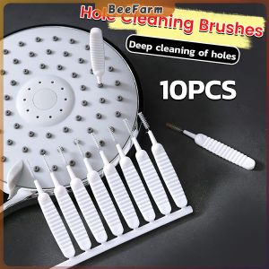 B.F. 10Pcs Anti-clogging Mini Hole Cleaning Brushes Shower Head Cleaning Cell Phone Hole Cleaning Tools