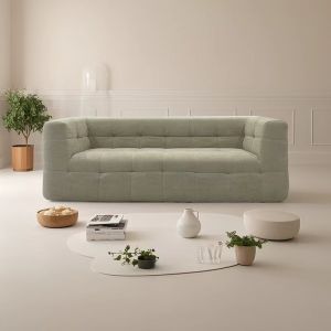 [PRE-ORDER] Sectional Empty Couch Furniture Compressed Sofa Tofu Height Density Roll Compress Sofa Luxury Modular Vacuum Pack Compress Sofas