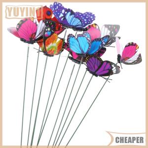 [COD] EHBqna SPORTS 😍ผีเสื้อ10ชิ้นสวนสนามหญ้าชาวไร่ที่มีสีสันกลางแจ้งตกแต่งกระถางดอกไม้ตกแต่ง