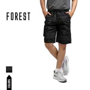 Forest 100% Cotton Twill Full Camouflage Casual Shorts - 65746