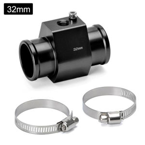 Hitam Adaptor Sensor Water Temp Mobil Joint Pipe Sensor Gauge Radiator Hose Adapter 28mm-32mm
