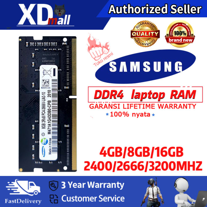 SAMSUNG SODIMM Laptop RAM DDR4 2400 2666 3200MHZ 4GB/8GB/16GB