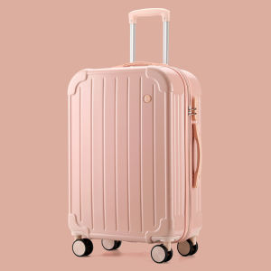 24 inch Travel Luggage Case with Password Durable 360° Rotation Wheels Suitcases Carry-On Luggage Trolley Large Capacity